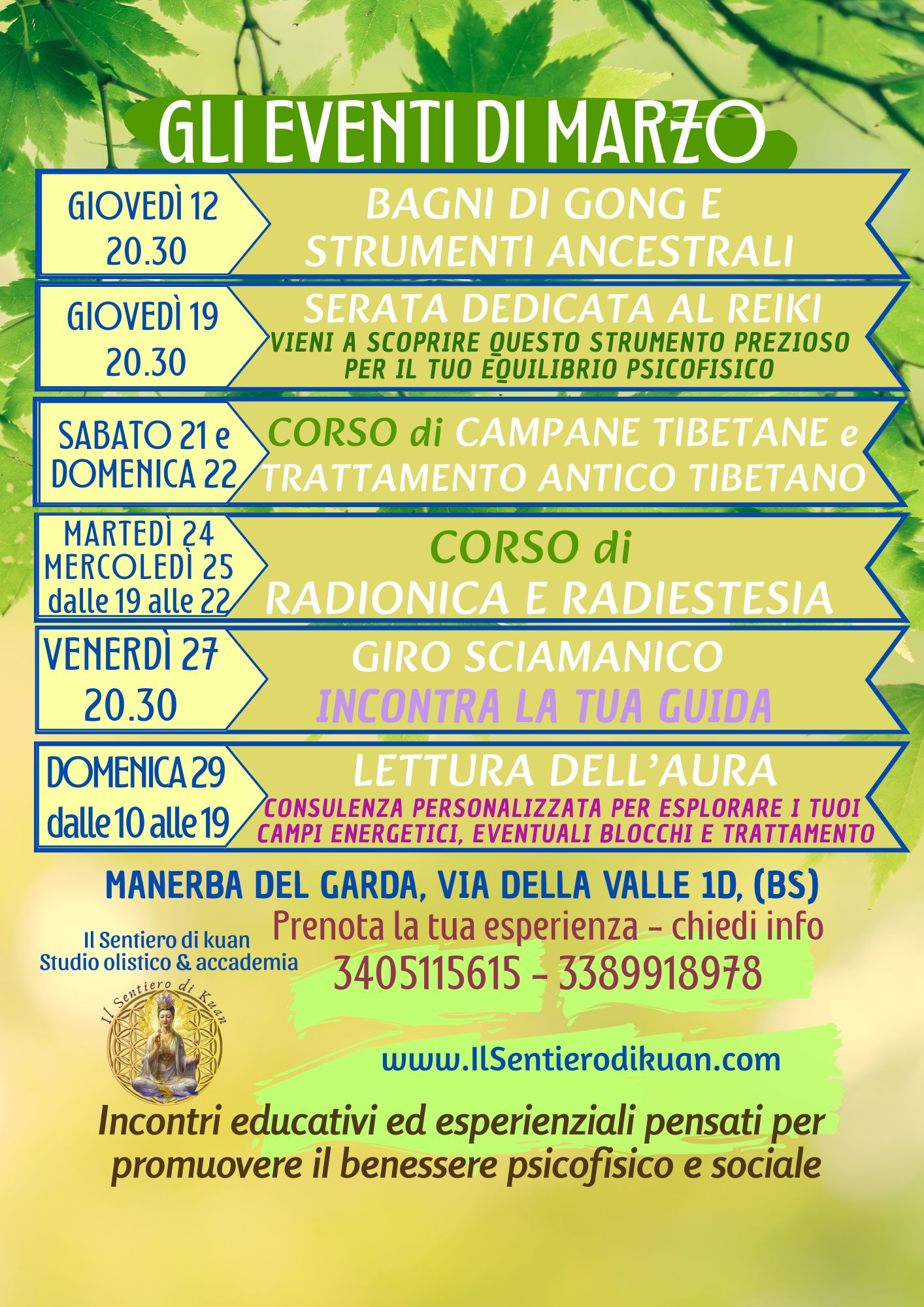 Gli Eventi di Marzo 🌿